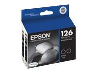EPSON WORKFORCE 520 2PK HI YLD BLACK INKS T126120D2