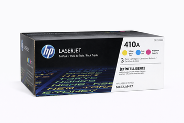 HP COLOR LASERJET M452DN 410A TRI COLOR VALU PK CF251AM