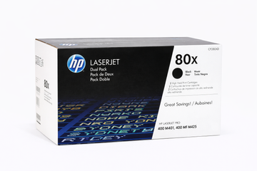 HP CF280XD (80X) Black High Yield Toner Dual Pack 6.9k ea