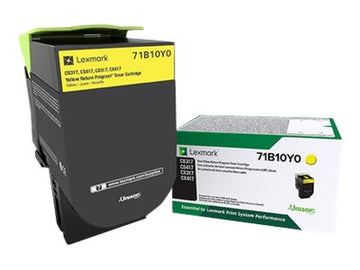 LEXMARK CS317DN SD RETURN PROG YELLOW 71B10Y0