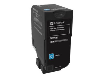 LEXMARK CS725DE HI RETURN PROG CYAN 74C1HC0