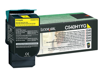 LEXMARK C540N HI RETURN PROG YELLOW C540H1YG