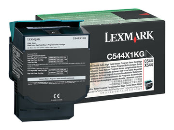 LEXMARK C544N XH RETURN PROG BLACK C544X1KG