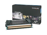 LEXMARK C734N SD YLD BLACK TONER C734A2KG
