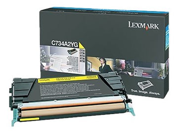 LEXMARK C734N SD YLD YELLOW TONER C734A2YG