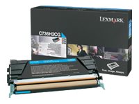 LEXMARK C736H2CG Cyan High Yield Toner 10k