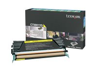 LEXMARK C736H4YG Yellow High Yield Toner 10k