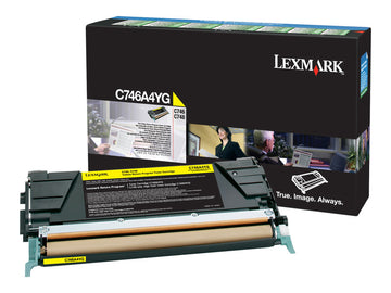 LEXMARK C746A1YG Yellow Return Program Toner 7k