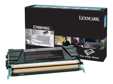 LEXMARK C746H1KG Black High Yield Return Program Toner 12k