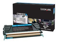 LEXMARK C748E HI YLD CYAN TONER C748H2CG