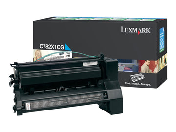 LEXMARK C782X1CG Cyan Extra High Yield Toner 15k