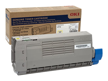 OKIDATA C712DN SD YLD YELLOW TONER 46507601