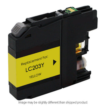 REPL BROTHER LC203 HI YLD YELLOW INK