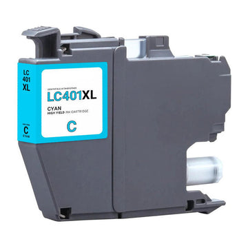 REPL BROTHER LC401XL HI YLD CYAN INK