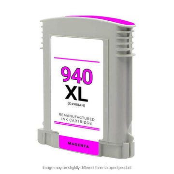 REPL HP C4908AN #940XL HI MAGENTA INK RPLHPC4908AN