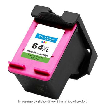 REPL HP N9J91AN #64XL HI TRI-COLOR INK