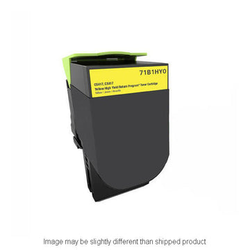 REPL LEXMARK 71B0H40 HI YLD YELLOW TONER