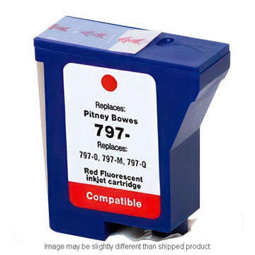 REPL PITNEY BOWES 7970 FLUORESCENT RED INK RPLPB7970