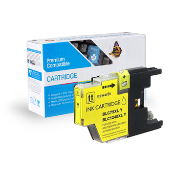 SW PREM BRT MFC-6510DW LQ-HI YLD YELLOW INK SWRLC75Y