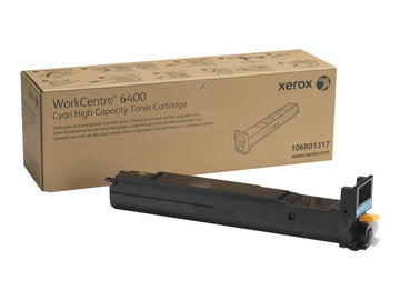 XEROX WORKCENTRE 6400 HI YLD CYAN TONER 106R01317