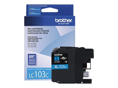 BROTHER MFC-J4410DW HI YLD CYAN INK LC103C