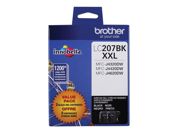 BROTHER MFC-J4320DW 2PK XH YLD BLACK INKS LC2072PKS