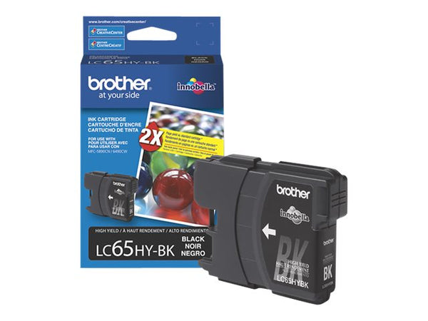 BROTHER MFC-6490CW HI YLD BLACK INK LC65HYBK