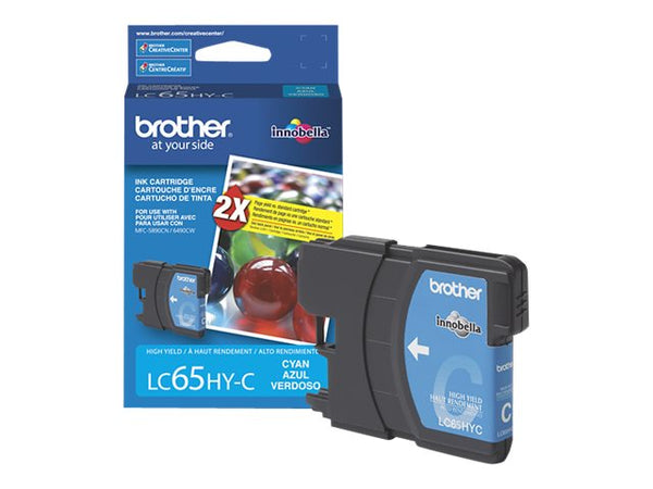 BROTHER MFC-6490CW HI YLD CYAN INK LC65HYC