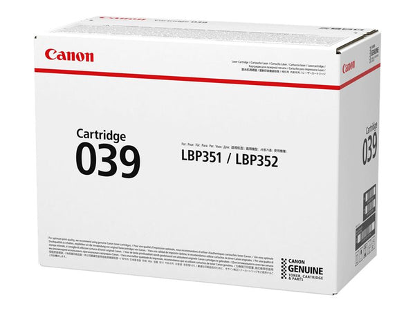 CANON IMAGECLASS LBP-351 CRG039 SD BLACK TONER 0287C001