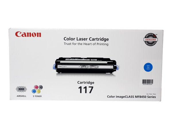 CANON IMAGECLASS MF8450 CRG117 SD CYAN TONER 2577B001