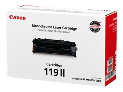 CANON IMAGECLS MF5850DN CRG119 HI BLACK TONER 3480B001