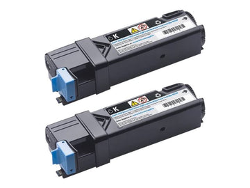 DELL 2150CN (84R1W) 2PK HI YLD BLACK TONERS 3310820