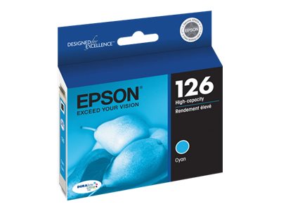EPSON WORKFORCE 520 HI YLD CYAN INK T126220S