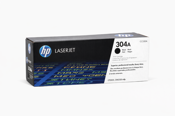 HP COLOR LASERJET CP2025 304A SD BLACK TONER CC530A