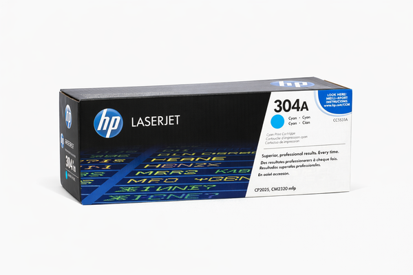 HP COLOR LASERJET CP2025 304A SD CYAN TONER CC531A