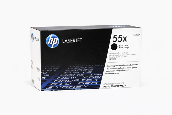HP LASERJET P3015 55X HI BLACK TONER CE255X