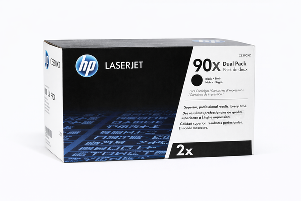 HP LASERJET M4555H 2PK 90X HI BLACK TONERS CE390XD