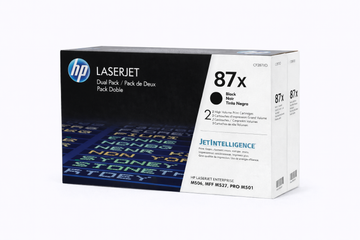 HP LASERJET M501N 2PK 87X HI BLACK TONERS CF287XD