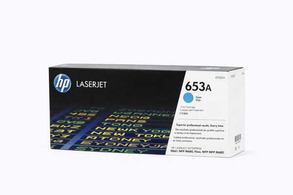 HP COLOR LASERJET M680DN 653A SD CYAN TONER CF321A