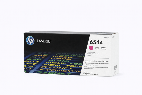 HP COLOR LASERJET M651DN 654A SD MAGENTA TONER CF333A