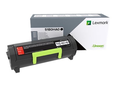 LEXMARK MS417DN HI YLD BLACK TONER 51B0HA0