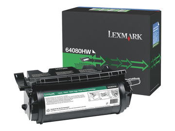 LEXMARK T640N-BID HI RECOND BLACK TONER 64080HW
