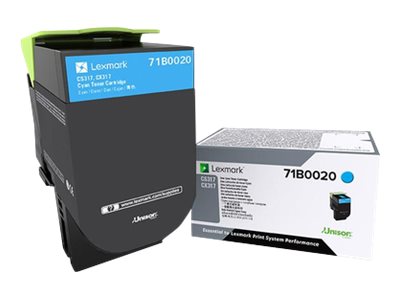 LEXMARK CS317DN SD YLD CYAN TONER 71B0020