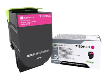LEXMARK CS417DN HI YLD MAGENTA TONER 71B0H30
