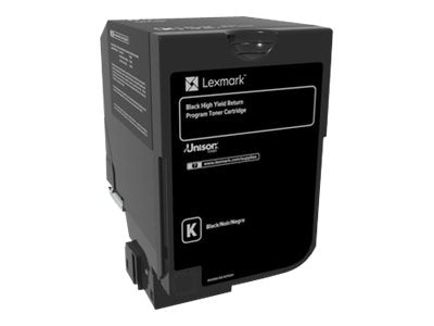 LEXMARK CS725DE HI RETURN PROG BLACK 74C1HK0