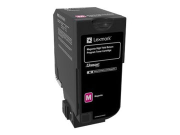 LEXMARK 74C1HM0 Magenta High Yield Toner Cartridge
