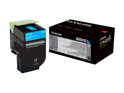 LEXMARK CX410E HI YLD CYAN TONER 80C0H20