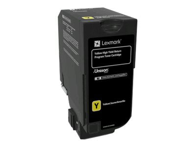 LEXMARK CX725DE HI RETURN PROG YELLOW 84C1HY0