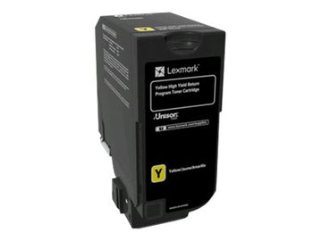 LEXMARK CX725DE HI RETURN PROG YELLOW 84C1HY0
