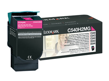 LEXMARK C540N HI YLD MAGENTA TONER C540H2MG